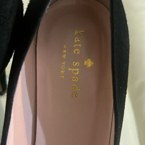 KATE SPADE NEWYORK LISSIE BLACK SUEDE RHINESTONE SHOES‎ SIZE 6 1/2,6 - Picture 6 of 7